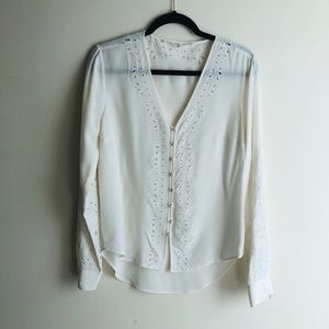 Veronica Beard White Blouse